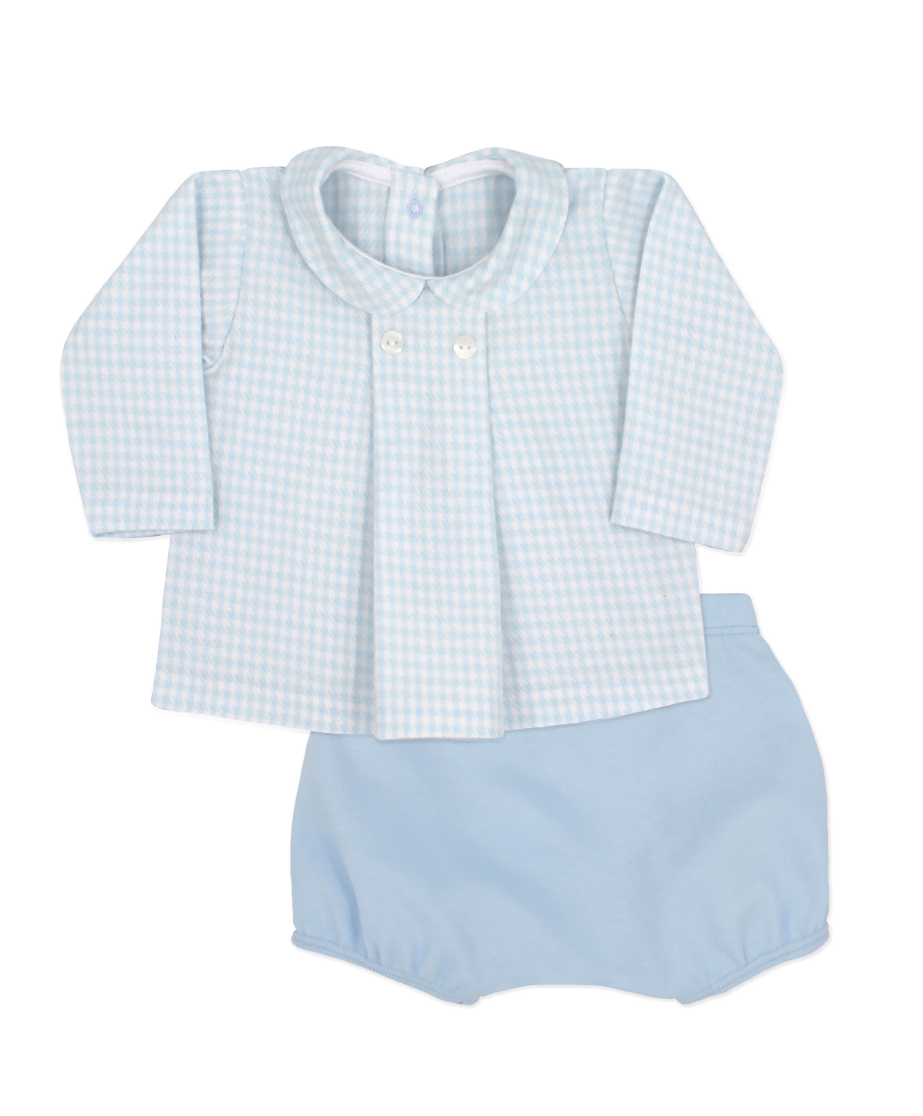 Rapife Boys Sky Blue Blouse and Bloomer 4318