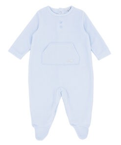 Blues Baby Drop Needle Sleeper with Kangaroo Pocket BB0811