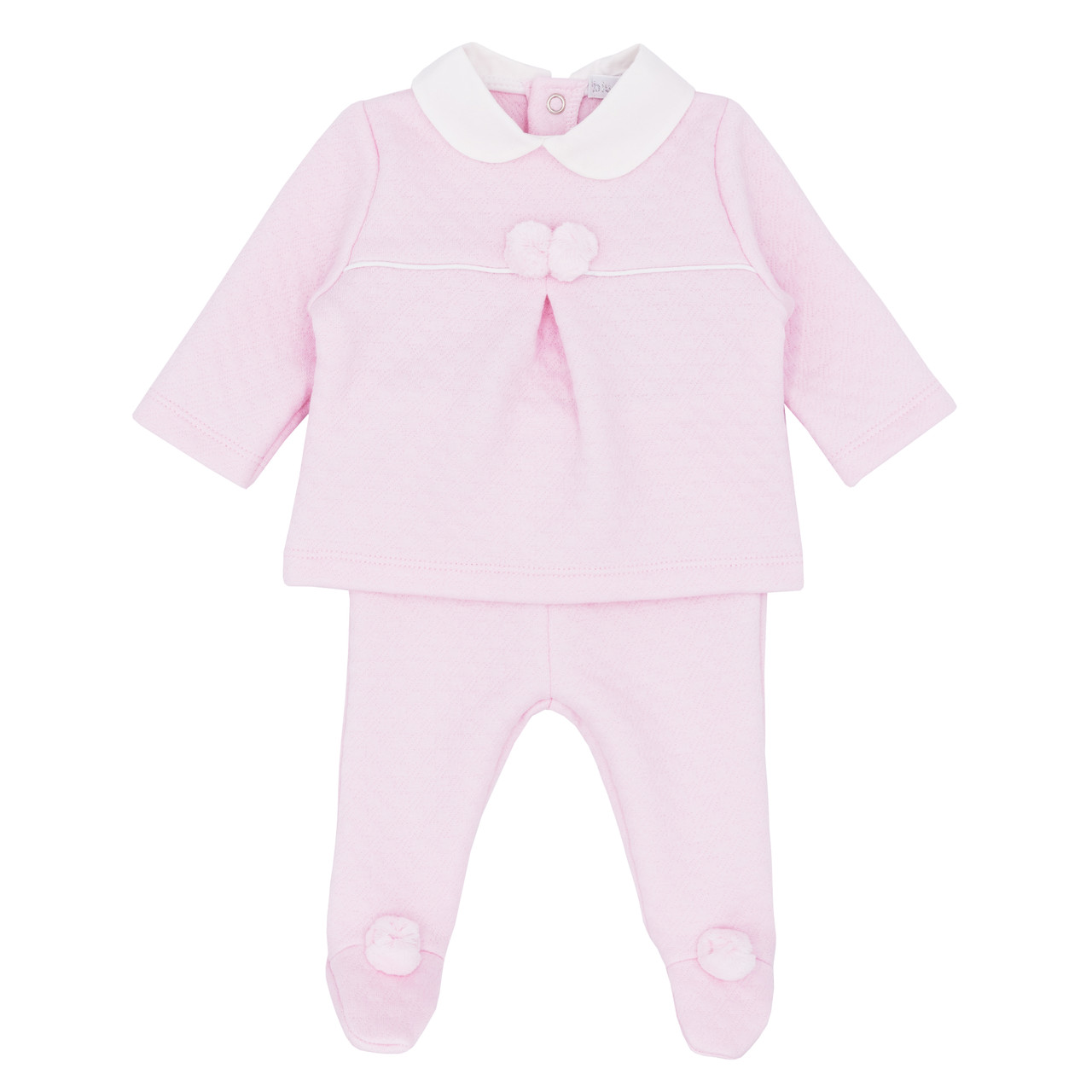 Blues Baby Pink Pom Pom Set with Feet BB1132P