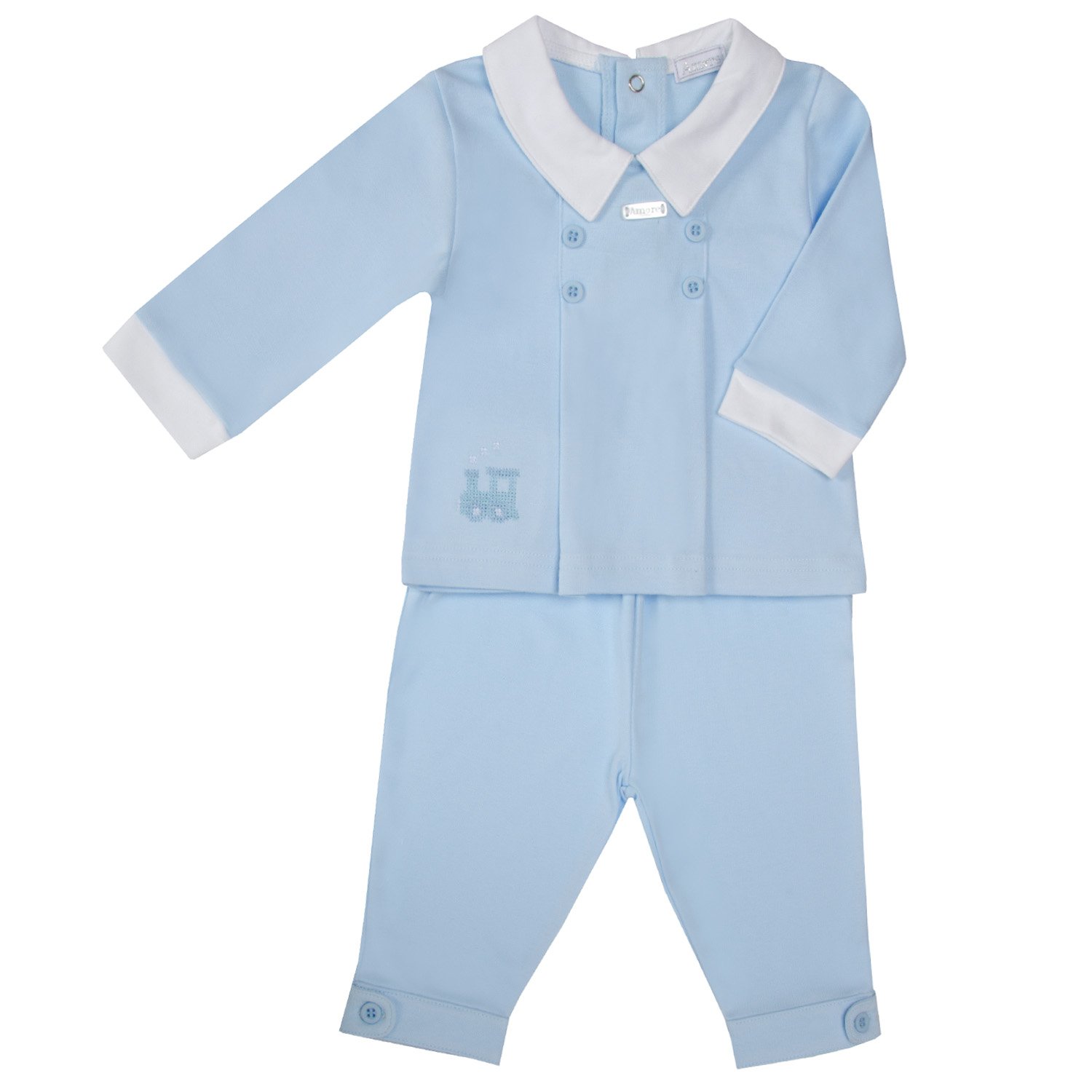 Amore Classic Train Boys Top & Trousers 5021