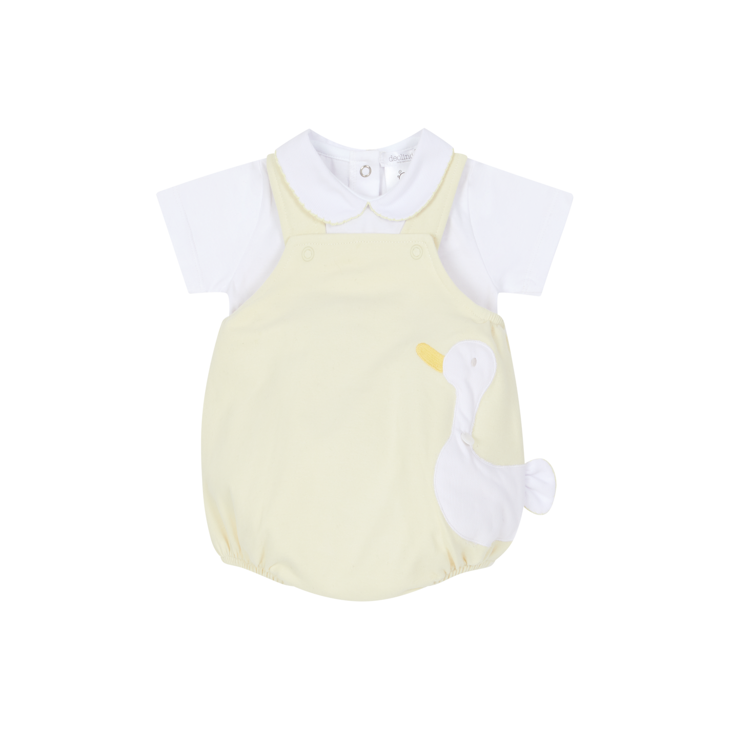 Deolinda Donnie Lemon Duck Baby Romper Set 245103