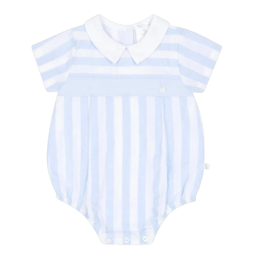 Deolinda Kiko Blue & White Strip Romper 24504