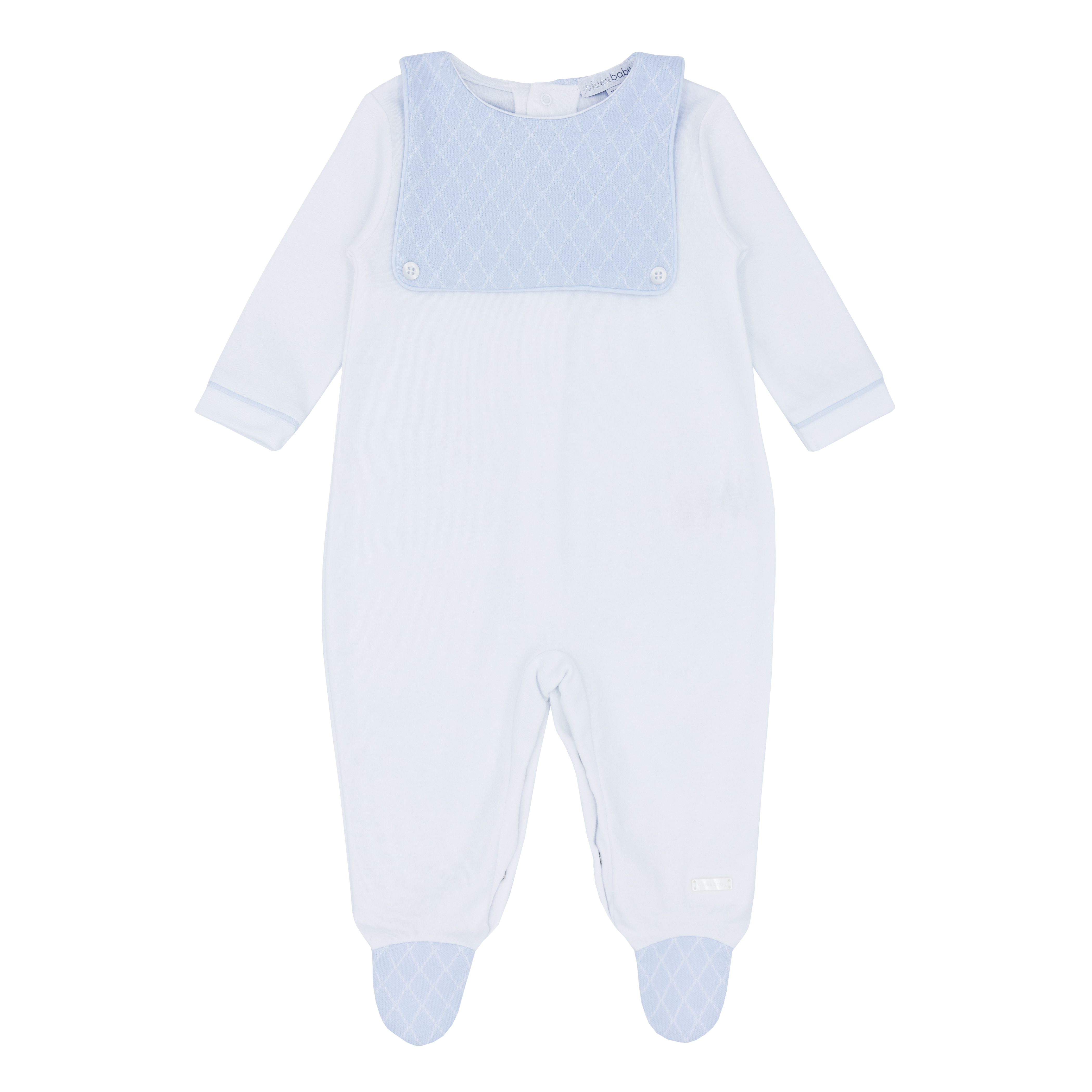 Blues Baby White & Blue All in One BB1207