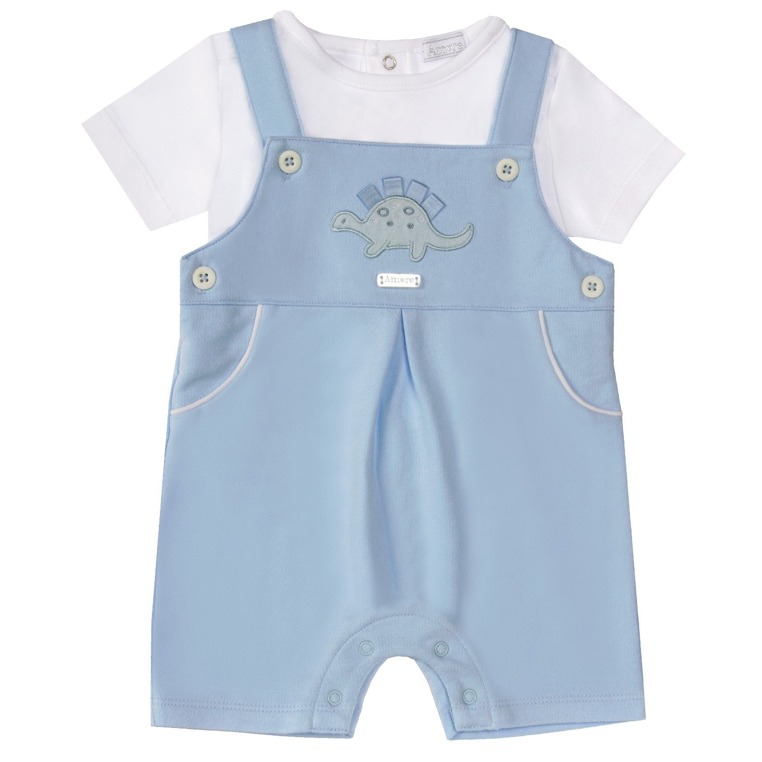 Amore Boys Dino Dungaree Set 6018