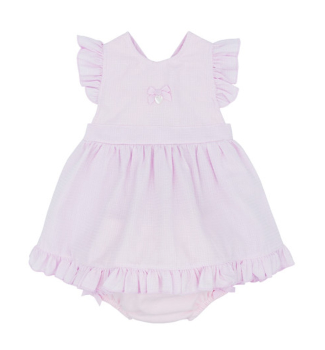 Blues Baby Girls Amalfi Pink Dress and Pantie BB1294