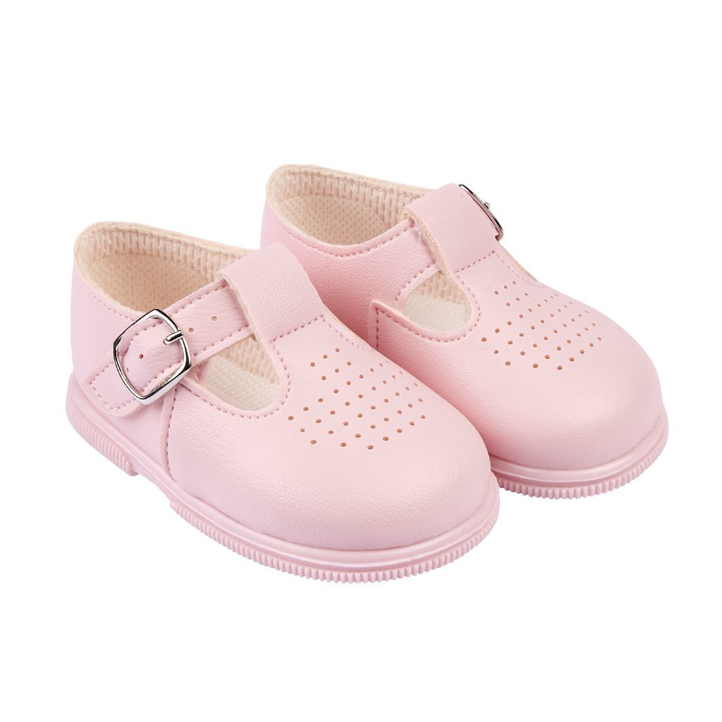 Early Days Pink Punch Hole First Shoes