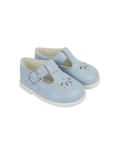 Early Days Blue Petal Punch Shoes H506B