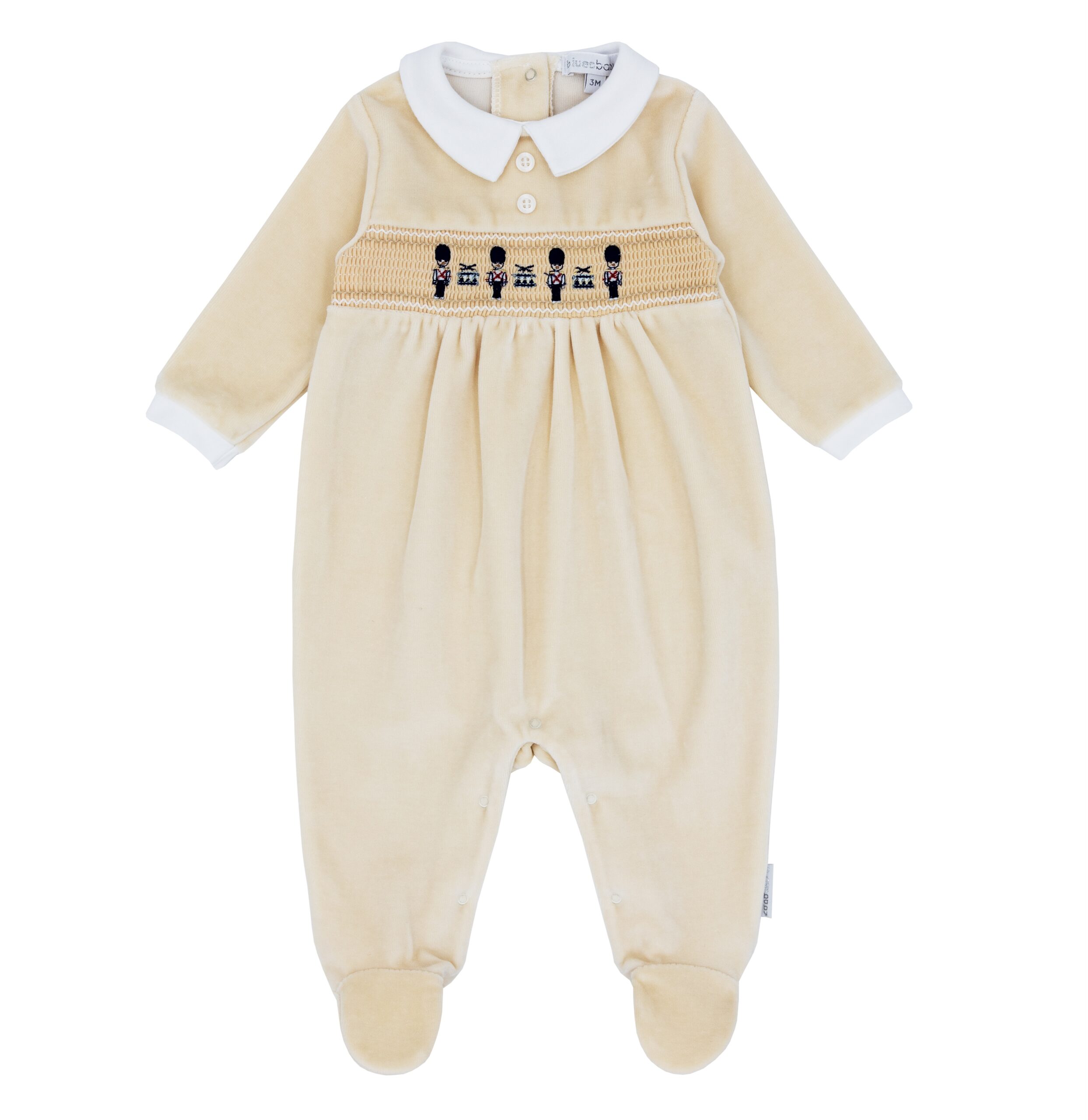 Blues Baby Camel Soldier Velour Sleepsuit BB1418C