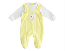 iDO Yellow Teddy and Frill Onesie