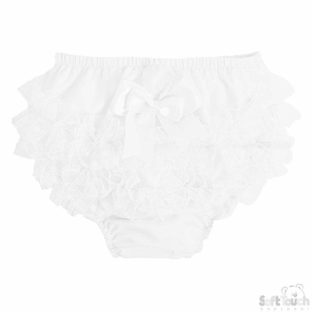 Frilly knickers white child