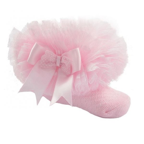 Soft Touch Pink Tutu Ankle Socks