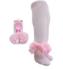 Soft Touch Pink Tutu  Bow Tights