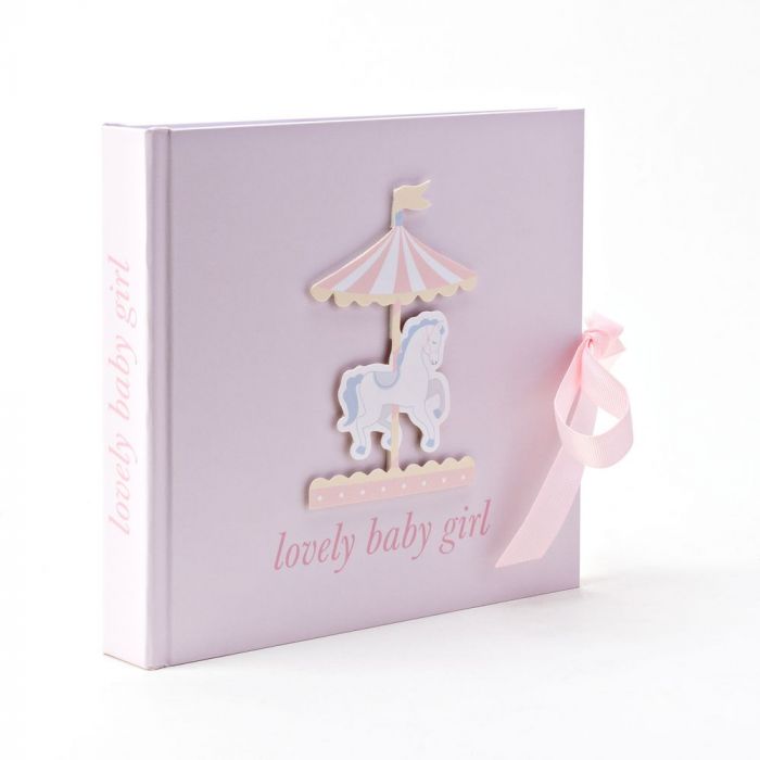 Bambino Carousel Beautiful Baby Girl Photo Album