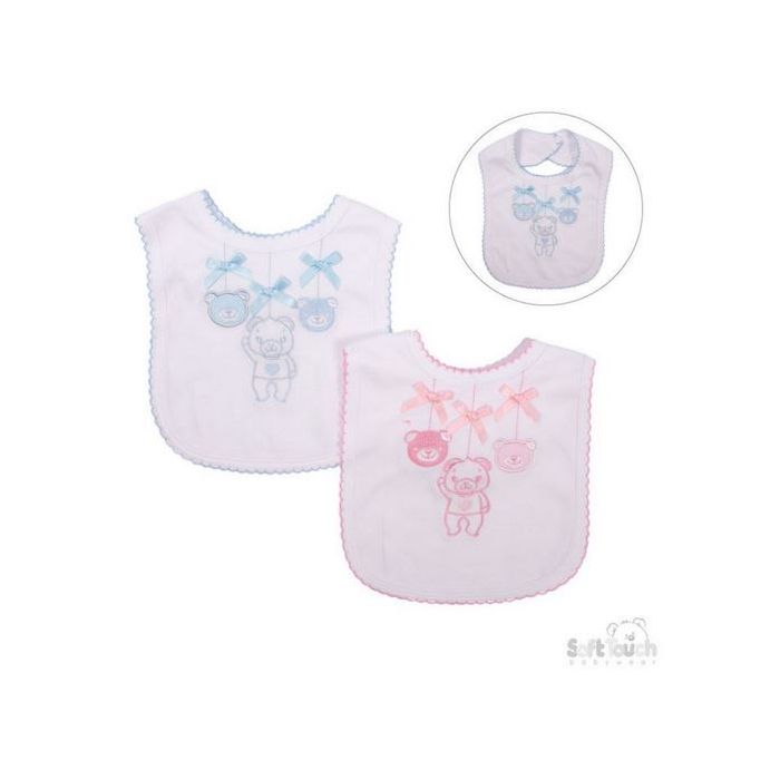 Soft Touch Teddy  Bib P3616