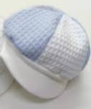 Kinder Blue and White Striped Summer Cap