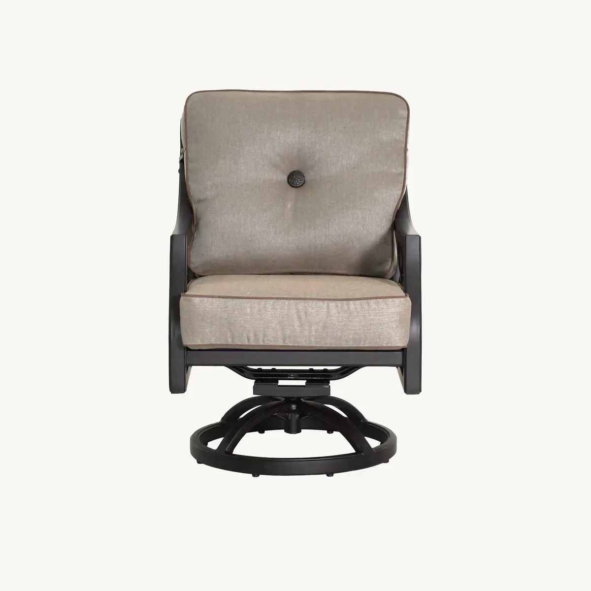 VILLA BIANCA CUSHIONED SWIVEL ROCKER