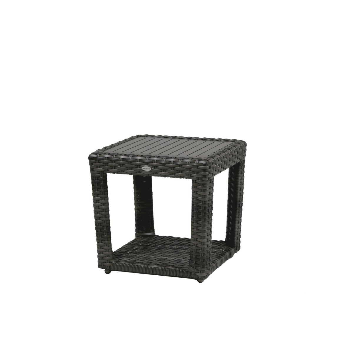 PORTFINO END TABLE W/ CLEAR GLASS