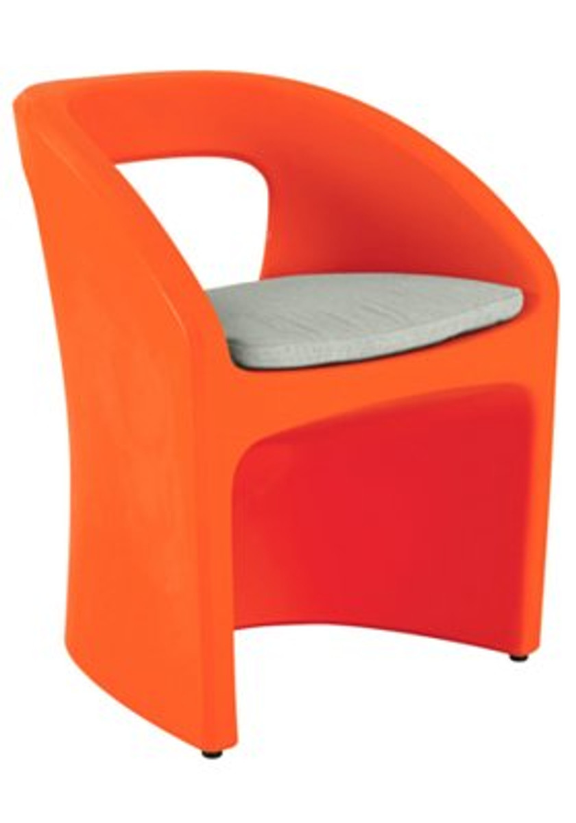 Radius Dining Chair with Seat Pad & Weight