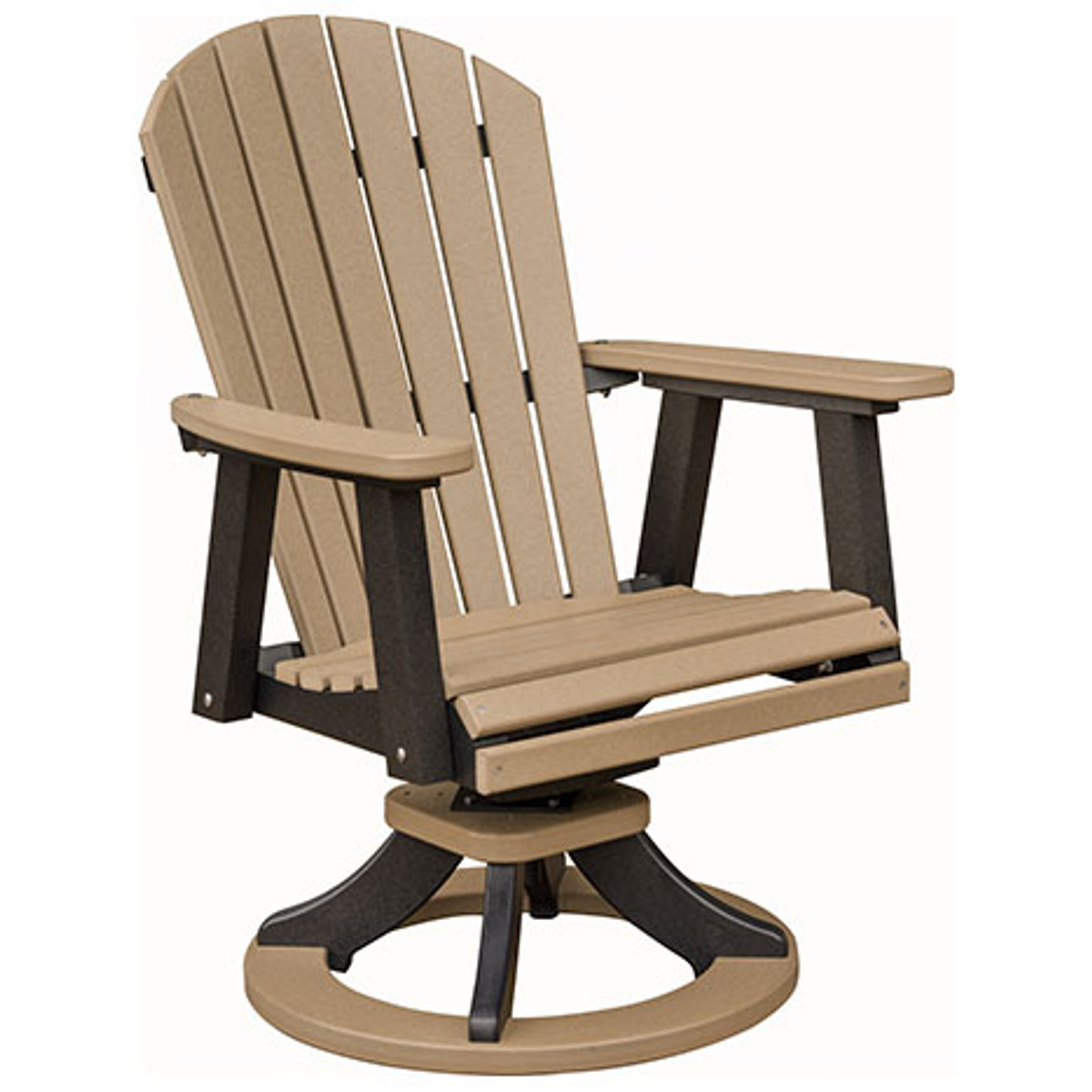 COMFO-BACK SWIVEL ROCKER DINING CHAIR