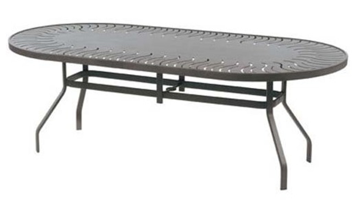 42"x76" Oval Dining Table