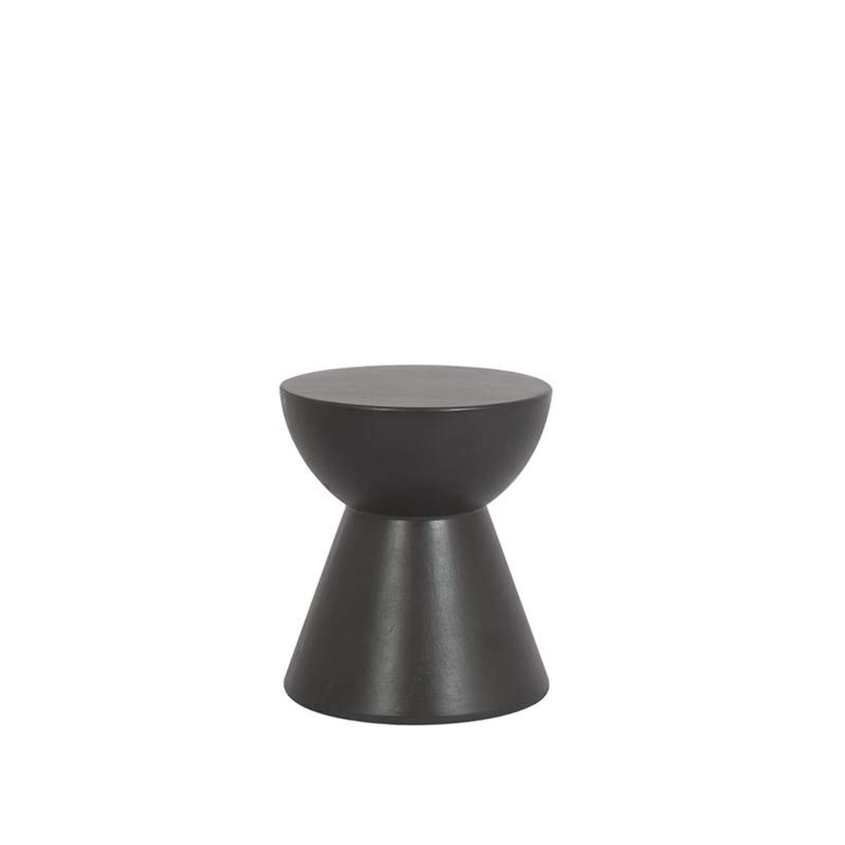 Bazaar GRC Round End Table - Dark Grey