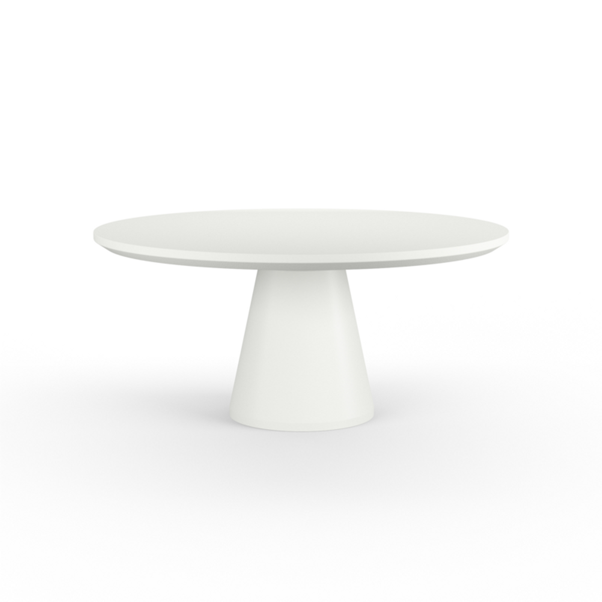 Bazaar Pedestal Dining Table - Bone