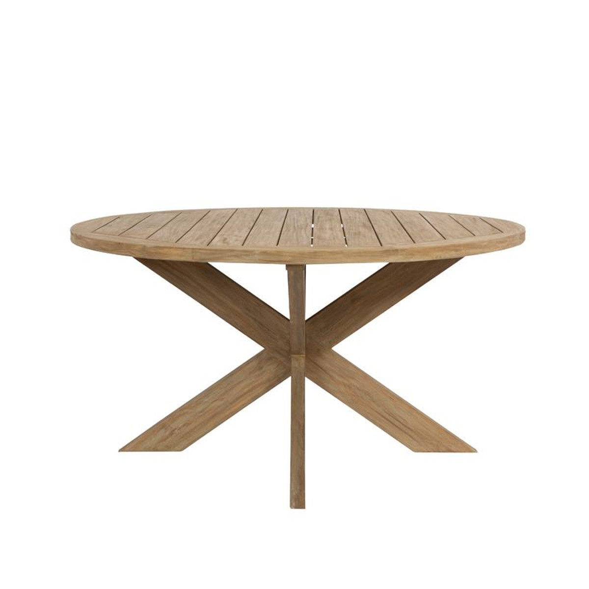 Coastal Teak 56" Round Dining Table