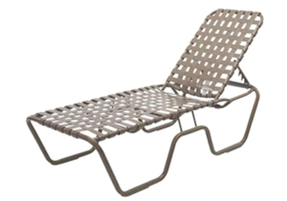 Neptune Strap 20" Cross Weave Chaise