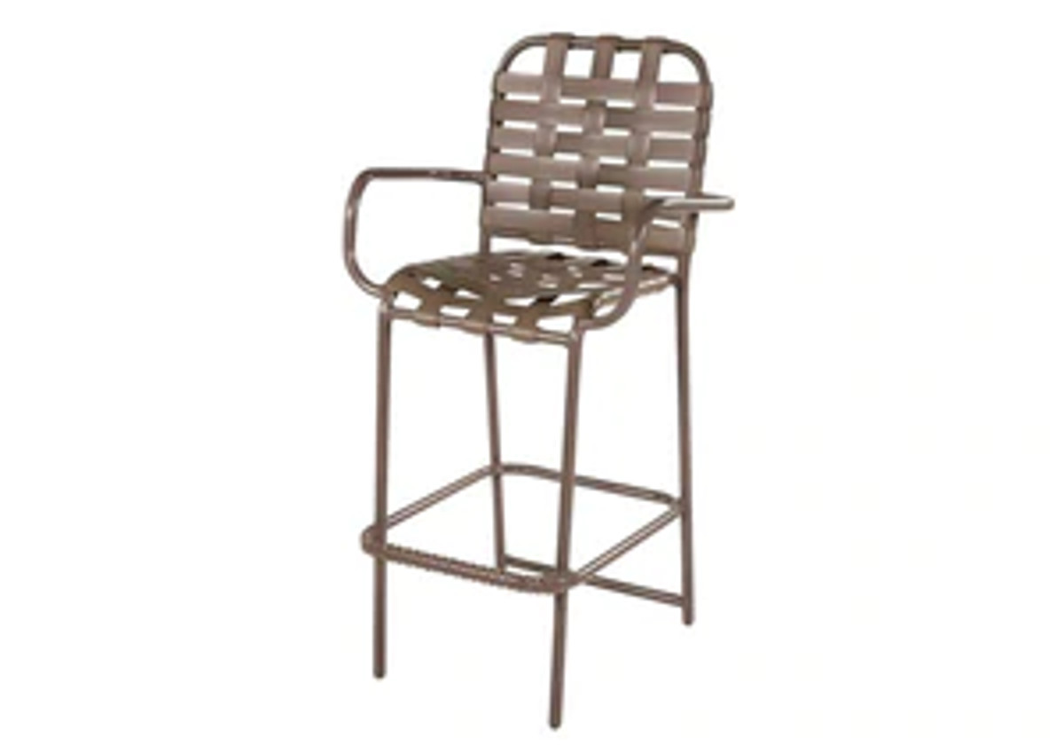 Neptune Strap Cross Weave Bar Chair