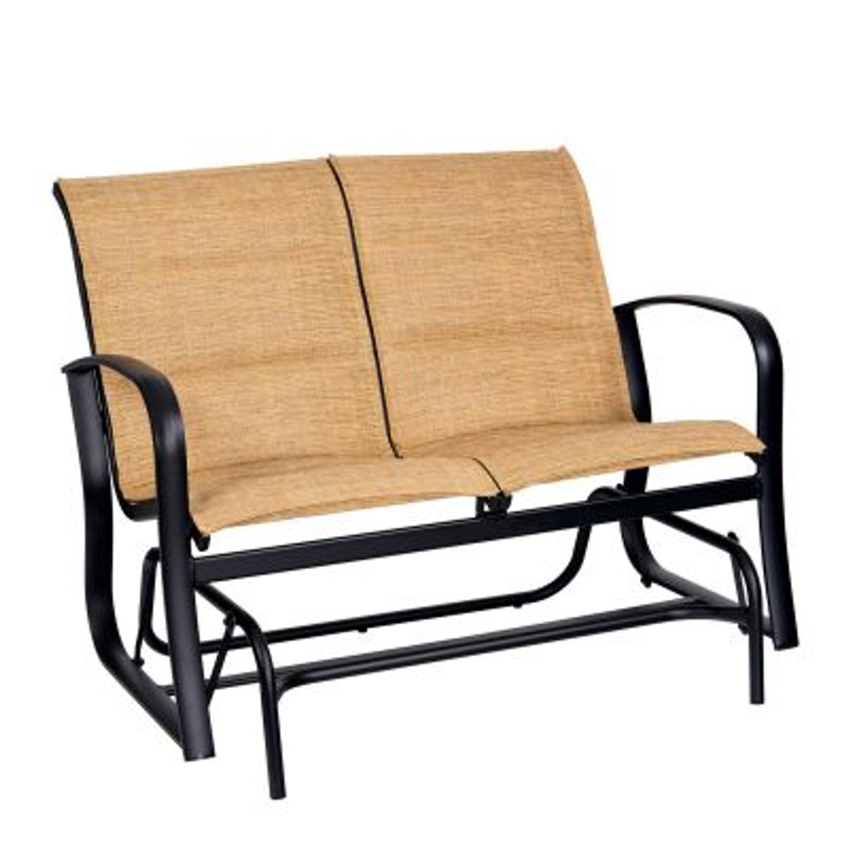 FREMONT SLING PADDED GLIDING LOVE SEAT