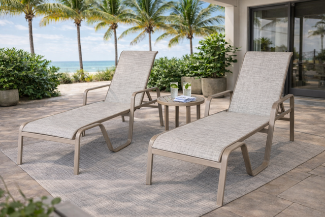 Driftwood 3 pc chaise set 