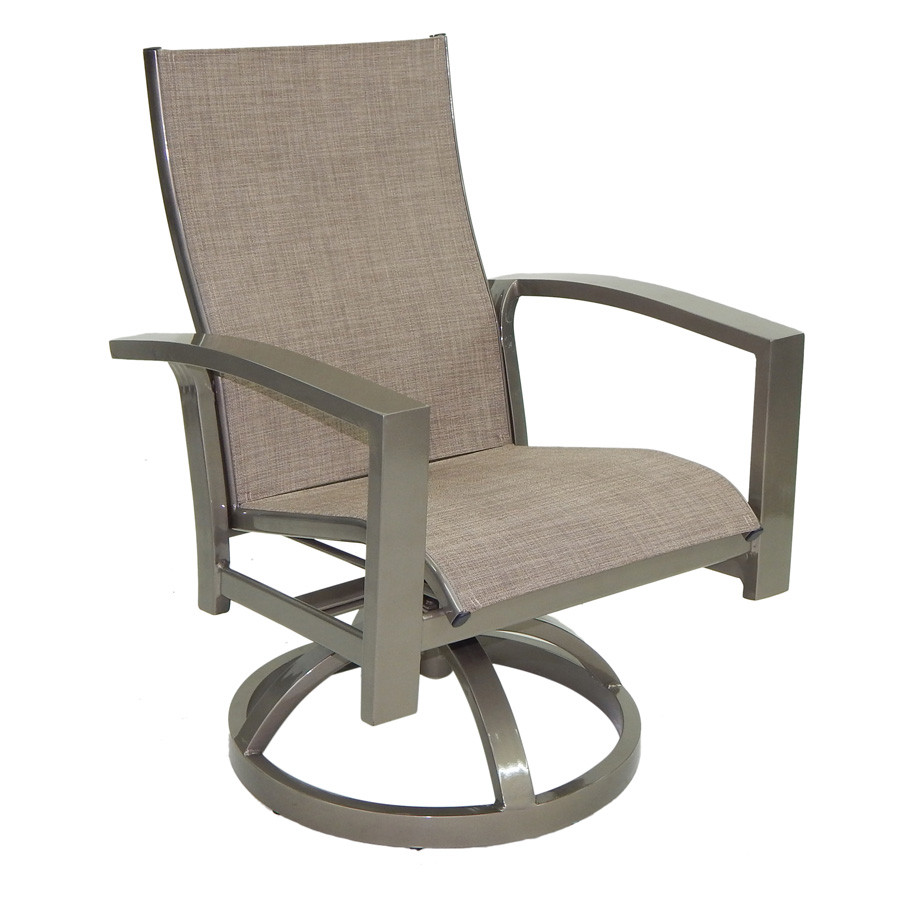 Castelle Outdoor Furniture Orion Sling Swivel Rocker