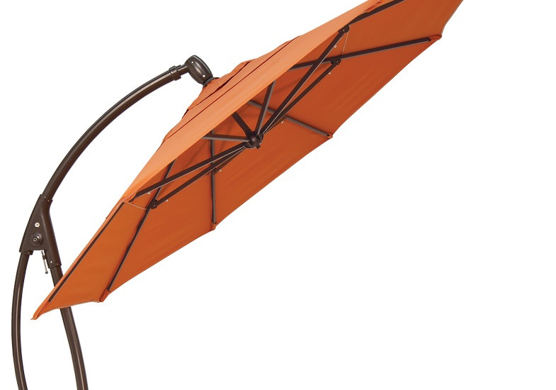 Treasure Garden 11 Foot Cantilever Bronze Frame Umbrella