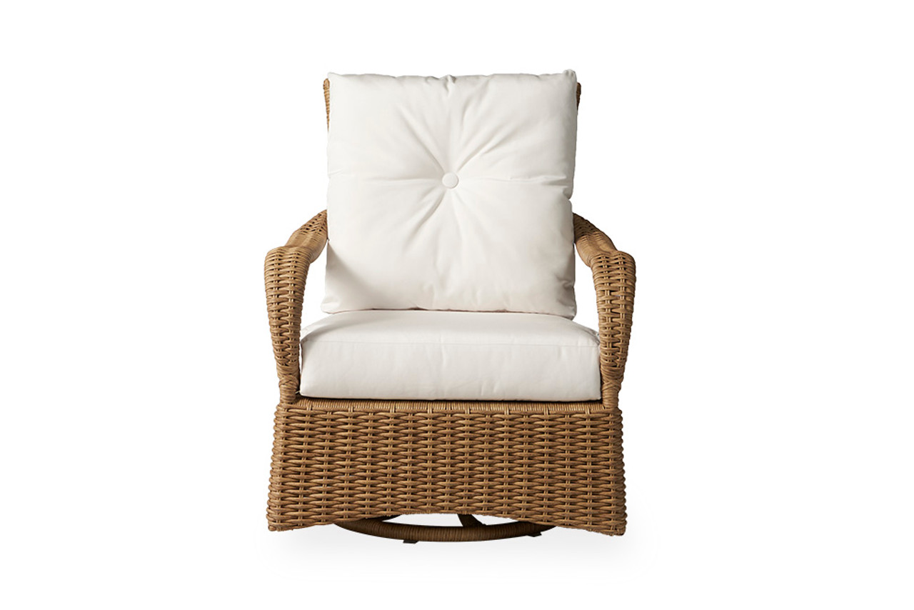 Lloyd Flanders Magnolia Wicker Swivel Glider Lounge Chair