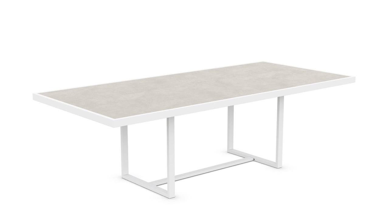 DuCôté TABLE ホワイトLサイズ Azzurro Living Pavia Outdoor Rectangular Dining Table
