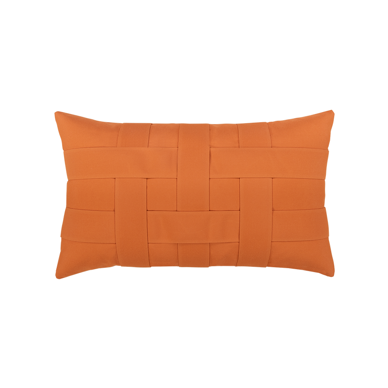 Elaine Smith Basketweave Lumbar Pillow - Thumbnail 4