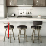 BARRY COUNTER HEIGHT SWIVEL STOOL – CUSTOMIZABLE