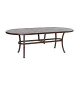 84″ VINTAGE OVAL DINING TABLE