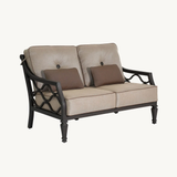 VILLA BIANCA CUSHIONED LOVESEAT