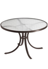 ACRYLIC 42" ROUND DINING TABLE