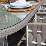 STRIPS OVAL DINING SET