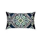 IKAT DIAMOND LUMBAR PILLOW 12" X 20"