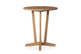 Teak 30" Round Bar Table