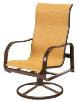 Sonata Sling HB Dining Swivel Rocking Chair