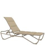 Millennia Padded Sling Armless Chaise Lounge