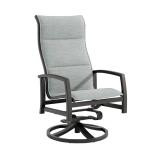 Muirlands Padded Sling High Back Swivel Rocker Dining Chair