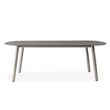 Elevation 84" Oval Umbrella Dining Table 