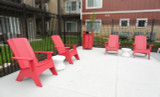 Ledge Lounger - Mainstay Trash Bin creates stylish, comfortable outdoor space