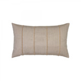 Outdoor Pillows: QUADRILLE PILLOW Brown Front Side 12" X 20"