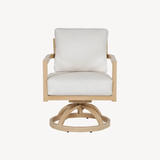 GALA CUSHIONED DINING SWIVEL ROCKER